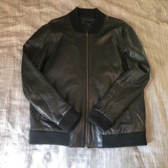 Zachary Prell Men's Black Lambskin Leather Jacket - Picture 14 of 15